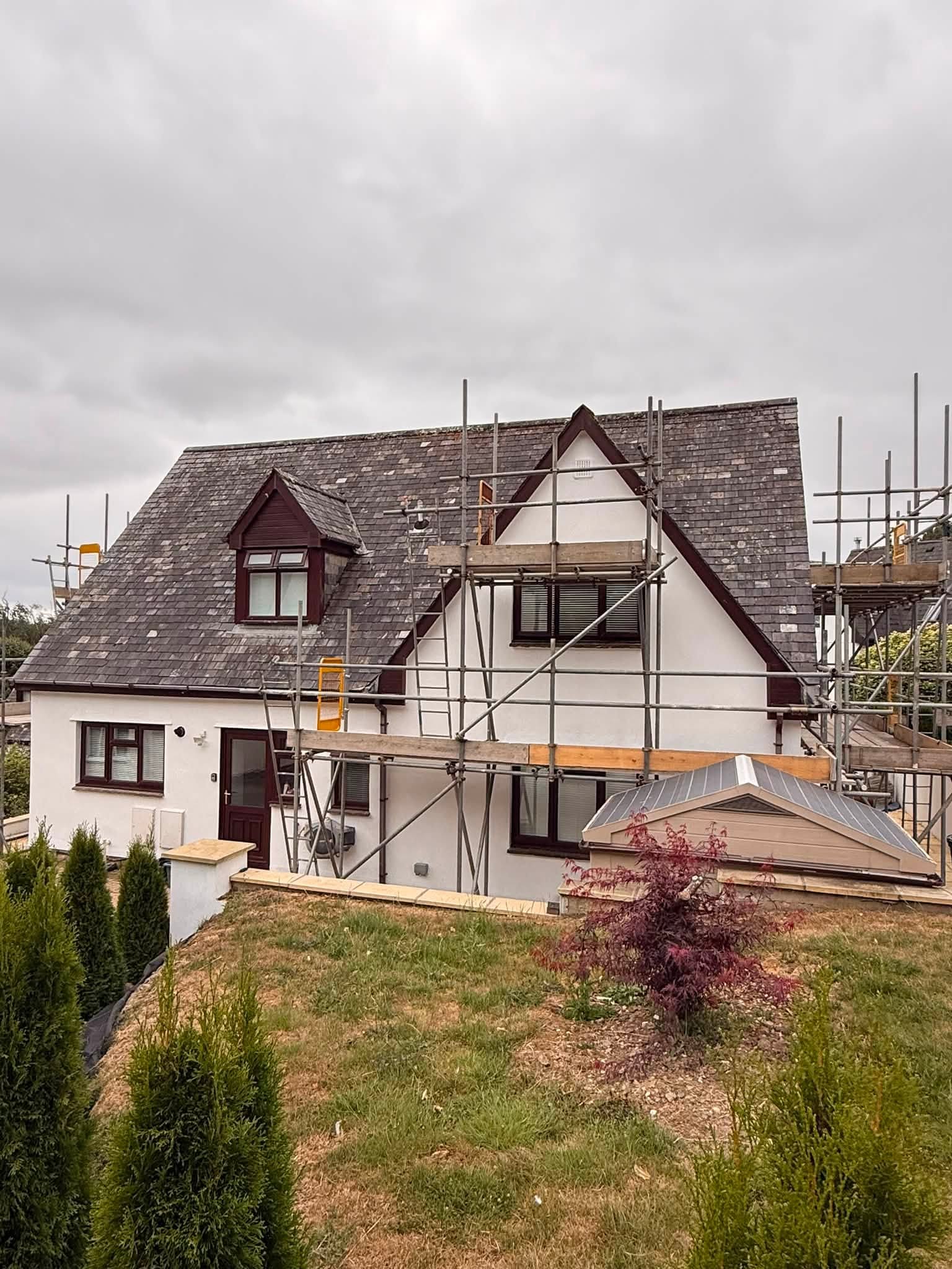 Lime rendering North Devon